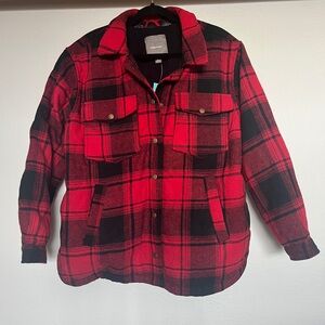NWT Ladies Quilted Flannel Jacket